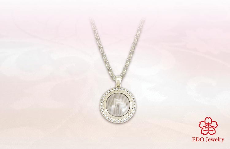 EDO jewelry melee diamond Pendant